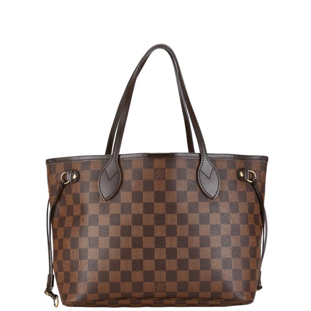 ルイ ヴィトン ダミエ ネヴァーフルPM ハンドバッグ トートバッグ N41359 ブラウン PVC レザー レディース LOUIS VUITTON 【中古】_1