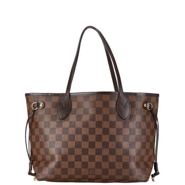 ルイ ヴィトン ダミエ ネヴァーフルPM ハンドバッグ トートバッグ N41359 ブラウン PVC レザー レディース LOUIS VUITTON 【中古】_2