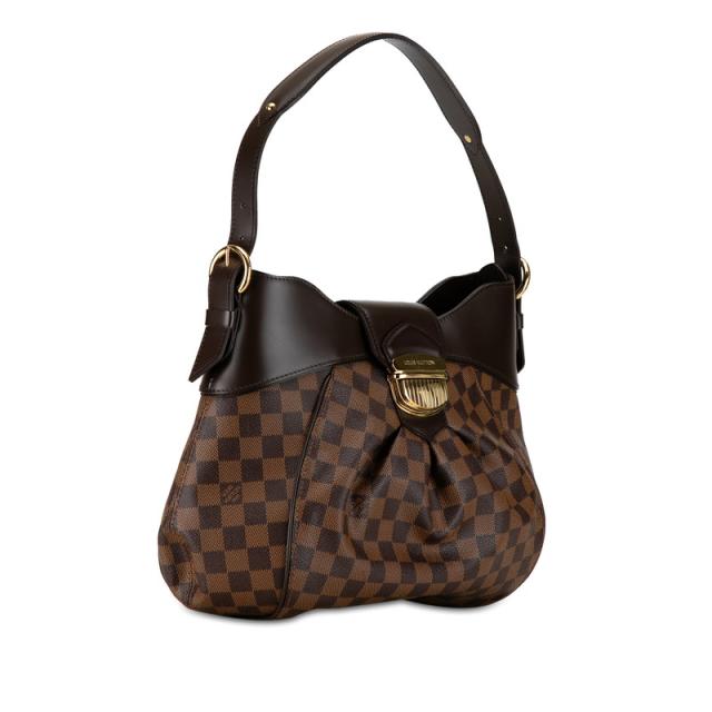 ルイ ヴィトン ダミエ システィナMM ショルダーバッグ N41541 ブラウン PVC レザー レディース LOUIS VUITTON 【中古】_1