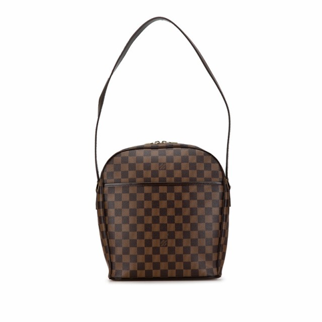 ルイ ヴィトン ダミエ イパネマGM ワンショルダーバッグ N51292 ブラウン PVC レザー レディース LOUIS VUITTON 【中古】