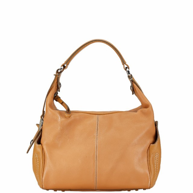 トッズ ワンショルダーバッグ ブラウン レザー レディース TOD’S 【中古】の通販はハンドバッグ