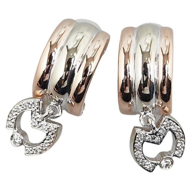 K18YG イエローゴールド ダイヤ0.14ct イヤリング レディース 中古の通販は 57,640円