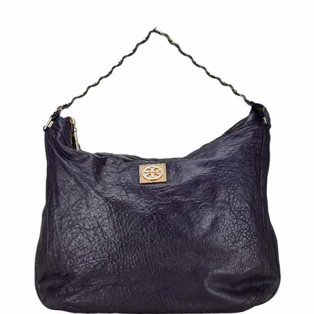 トリーバーチ トートバッグ ネイビー ゴールド レザー レディース Tory Burch 【中古】の通販は 5,312円
