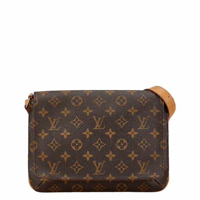 ルイ ヴィトン モノグラム ミュゼット タンゴ ショート ショルダーバッグ ハンドバッグ M51257 ブラウン PVC LOUIS VUITTON 【中古】