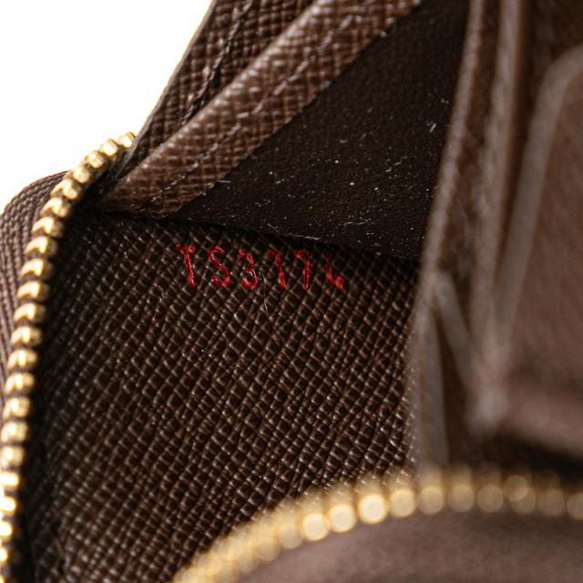 ルイ ヴィトン ダミエ ジッピーコインパース コインケース N63070 ブラウン PVC レザー レディース LOUIS VUITTON 【中古】_7
