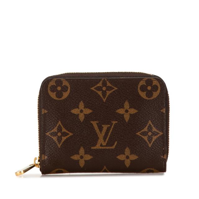 ルイ ヴィトン モノグラム ジッピー コインパース コインケース 小銭入れ M60067 ブラウン PVC レザー LOUIS VUITTON 【中古】の通販は 34,970円