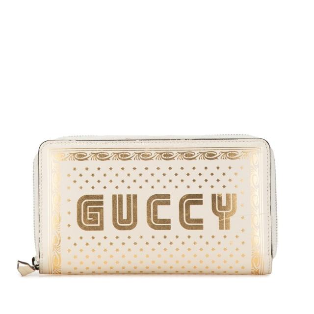 グッチ GUCCY SEGA プリント ラウンドファスナー 長財布 510488