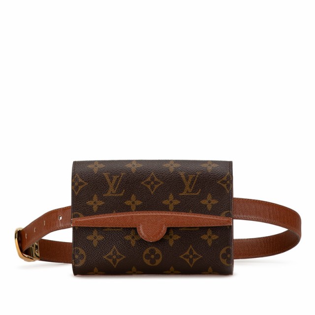 ルイ ヴィトン モノグラム アルシュ ウエストバッグ ベルトバッグ 85/36 M51975 ブラウン PVC レザー レディース LOUIS VUITTON【中古】