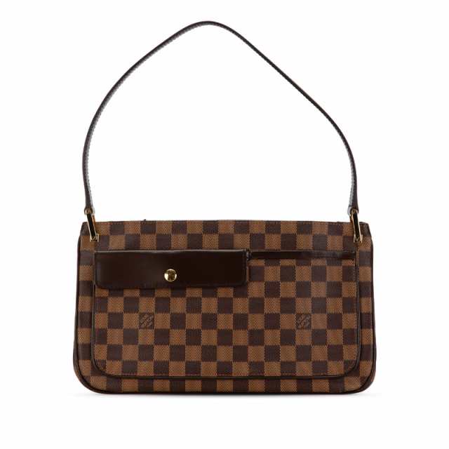 ルイ ヴィトン ダミエ オーバーニュ ショルダーバッグ N51129 ブラウン PVC レザー レディース LOUIS VUITTON 【中古】