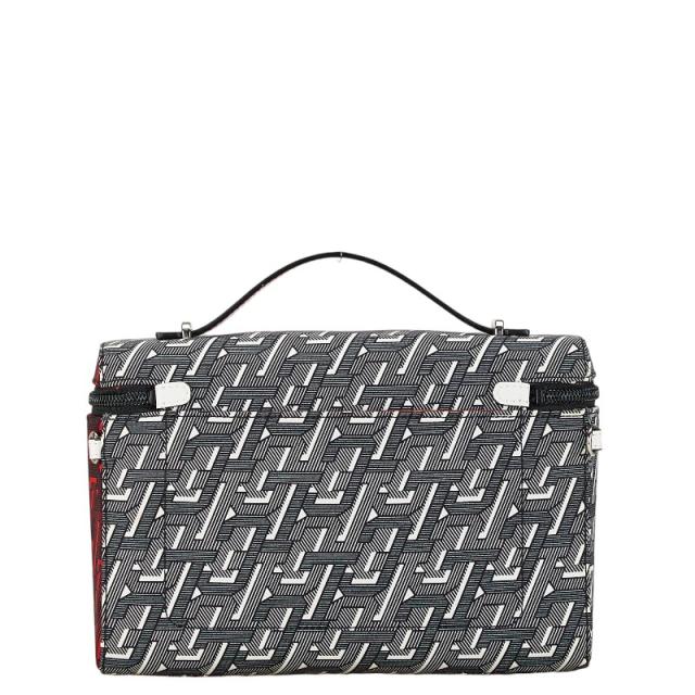 クリスチャンルブタン 総柄 ルビクリック ハンドバッグ メッセンジャーバッグ 2WAY 1205006 ブラック Christian Louboutin 【中古】_3