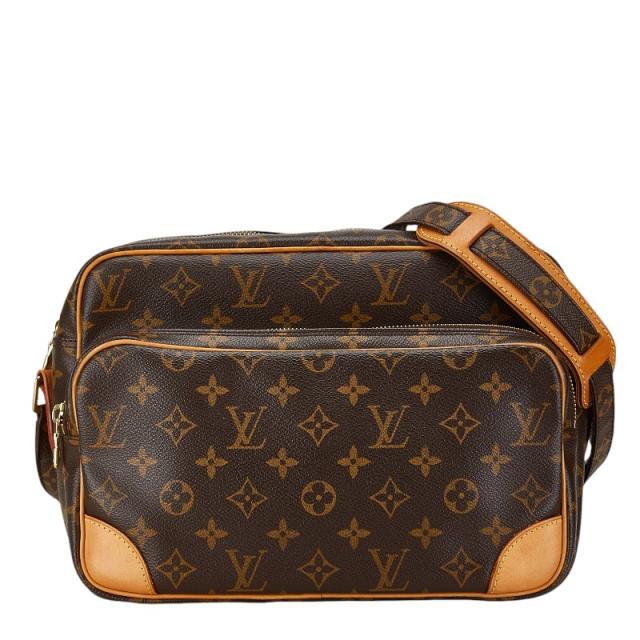 ルイ ヴィトン モノグラム ナイル 斜め掛け ショルダーバッグ M45244 ブラウン PVC レザー レディース LOUIS VUITTON 【中古】の通販は 50,580円