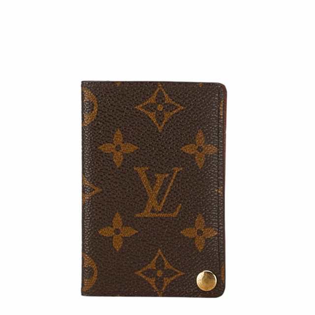 ルイ ヴィトン モノグラム ポルトカルト クレディ プレッシオン カードケース M60937 ブラウン PVC レザー LOUIS VUITTON 【中古】