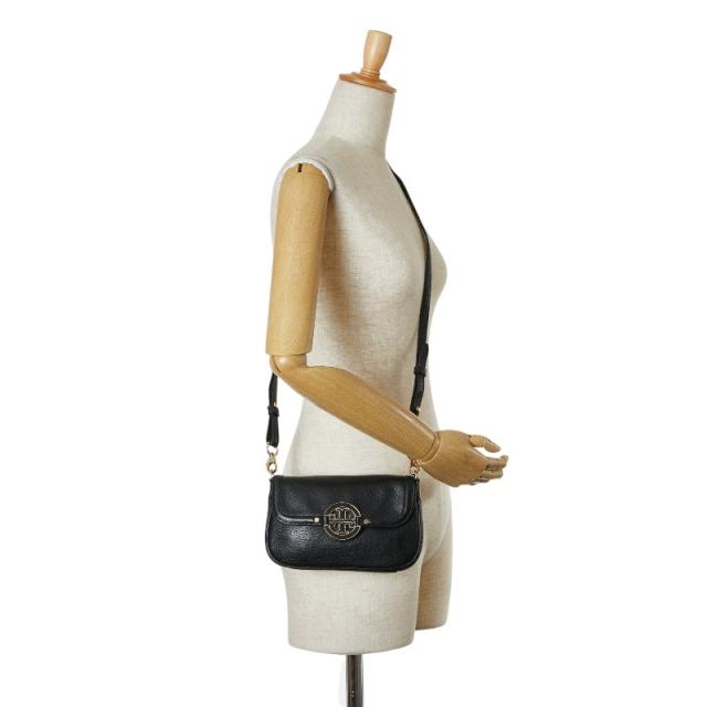 Tory Burch ブラックレザー ショルダーバッグ Tory Burch ブラックレザー ショルダーバッグ - メルカリ