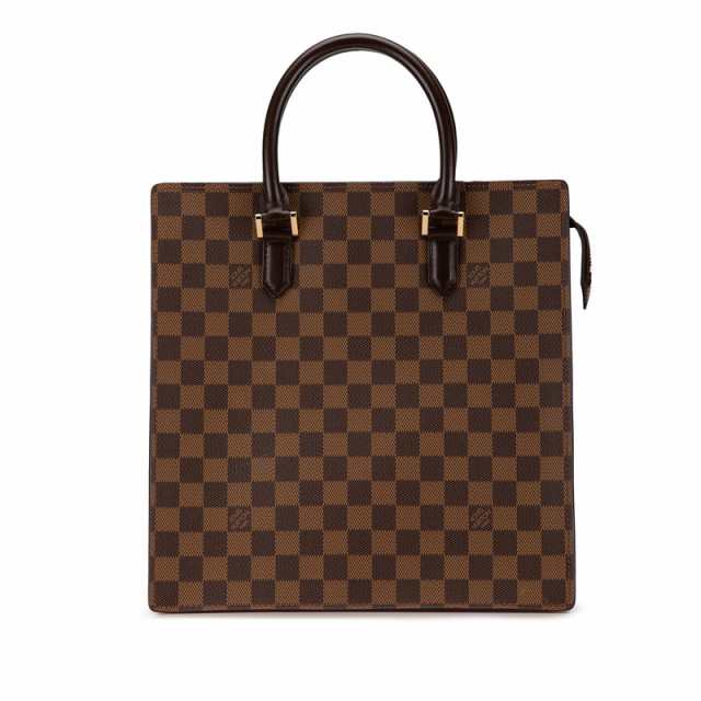 ルイ ヴィトン ダミエ ヴェニスPM トートバッグ ハンドバッグ N51145 ブラウン PVC レザー レディース LOUIS VUITTON 【中古】