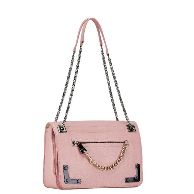 フルラ　Furla レザーショルダーバッグ ホワイト/ピンク Furla Gerla レザーショルダーバッグ | ピンク | FARFETCH JP