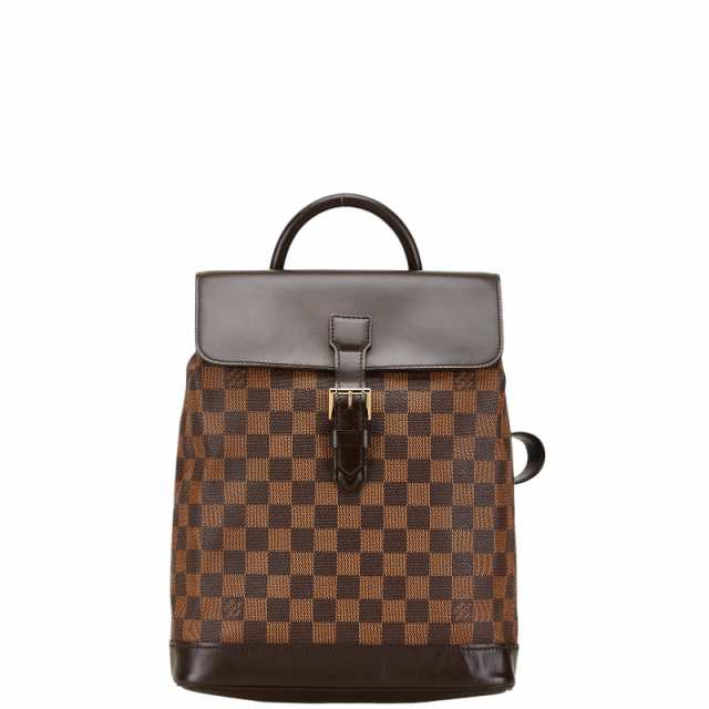 ルイ ヴィトン ダミエ ソーホー リュック バックパック N51132 ブラウン PVC レザー レディース LOUIS VUITTON 【中古】