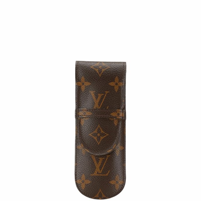 ルイ ヴィトン モノグラム エテュイ スティロ ペンケース M62990 ブラウン PVC レディース LOUIS VUITTON 【中古】