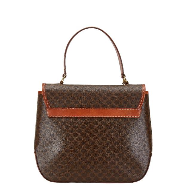 セリーヌ マカダム ハンドバッグ ショルダーバッグ 2WAY ブラウン PVC レザー レディース CELINE 【中古】_3