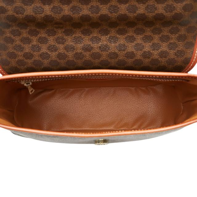 セリーヌ マカダム ハンドバッグ ショルダーバッグ 2WAY ブラウン PVC レザー レディース CELINE 【中古】_5