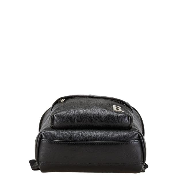バレンシアガ Bロゴ リュック バックパック 580026 ブラック レザー レディース BALENCIAGA 【中古】_3