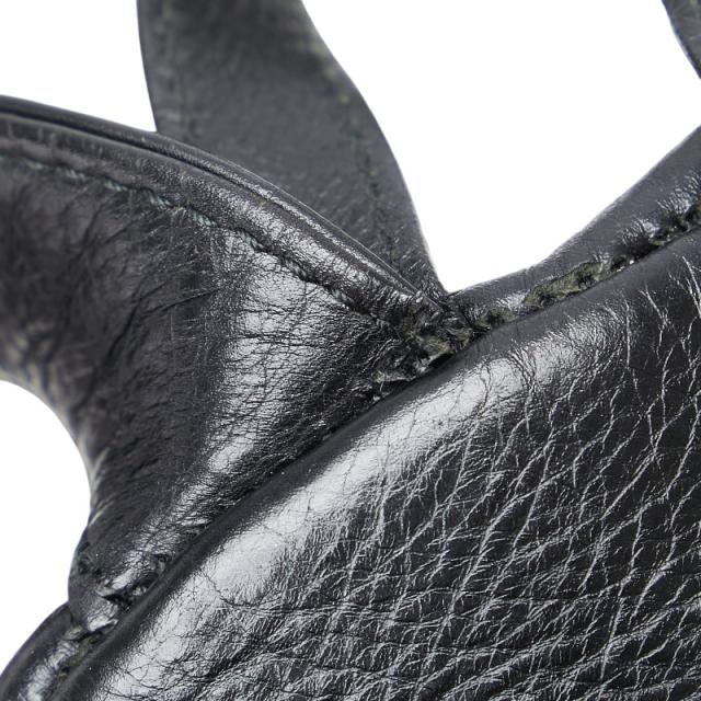 バレンシアガ Bロゴ リュック バックパック 580026 ブラック レザー レディース BALENCIAGA 【中古】_4