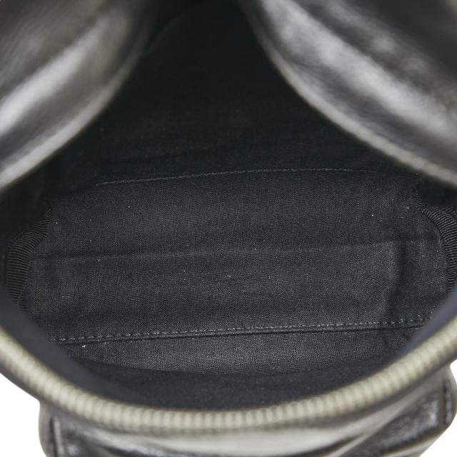 バレンシアガ Bロゴ リュック バックパック 580026 ブラック レザー レディース BALENCIAGA 【中古】_6