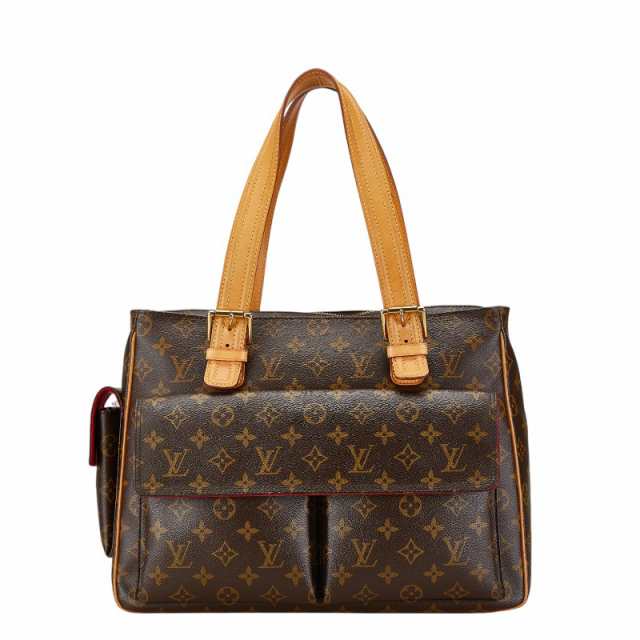 ルイ ヴィトン モノグラム ミュルティプリ シテ ショルダーバッグ トートバッグ M51162 ブラウン PVC レザー LOUIS VUITTON 【中古】