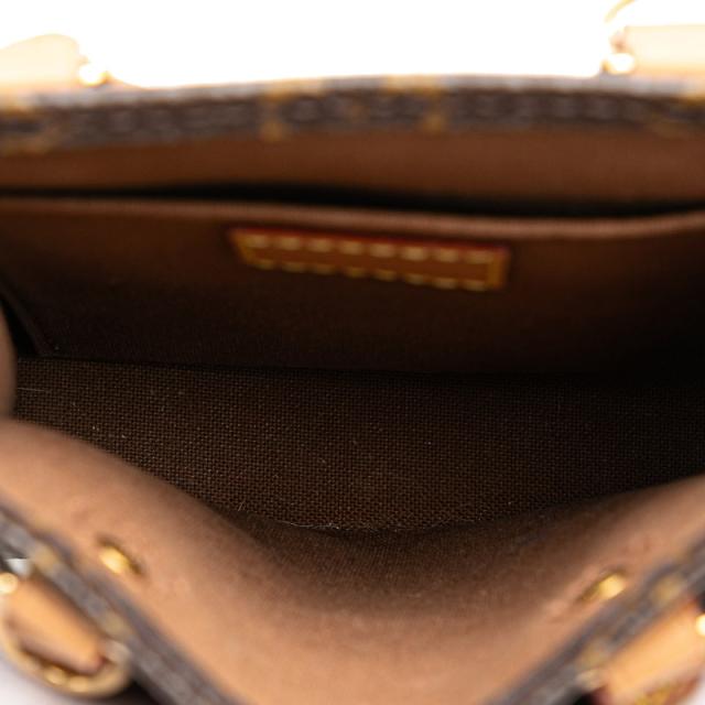 ルイ ヴィトン モノグラム プティット サックプラ ハンドバッグ ショルダーバッグ 2WAY M69442 ブラウン PVC LOUIS VUITTON 【中古】_3
