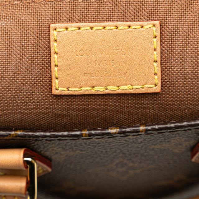 ルイ ヴィトン モノグラム プティット サックプラ ハンドバッグ ショルダーバッグ 2WAY M69442 ブラウン PVC LOUIS VUITTON 【中古】_4