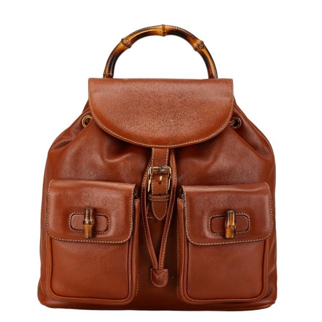 グッチ リュックサック バンブー ブラウン（BA84 GUCCI グッチ
