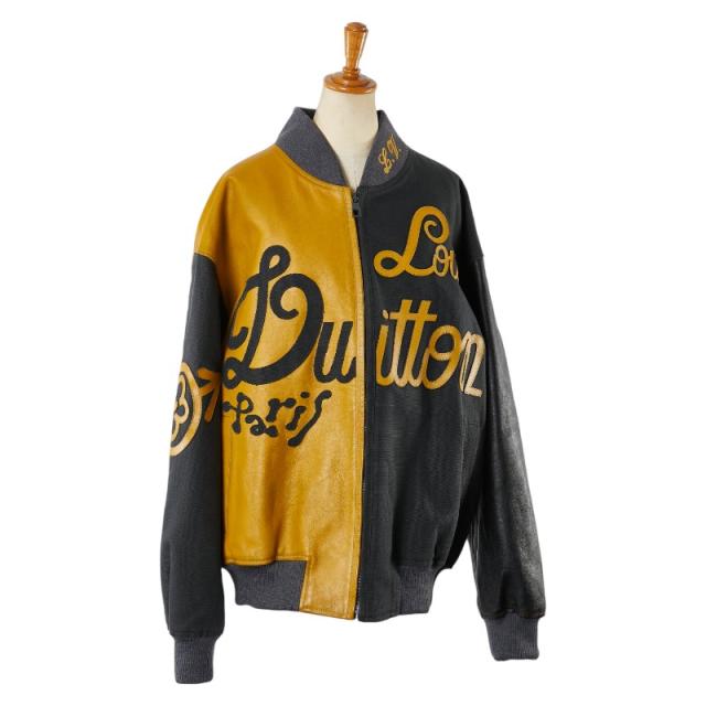 ルイ ヴィトン 23SS ミックスキャンバスレザーボンバー ブルゾン ジャケット サイズ:48 RM231 XS0 HOL76E LOUIS VUITTON 【中古】