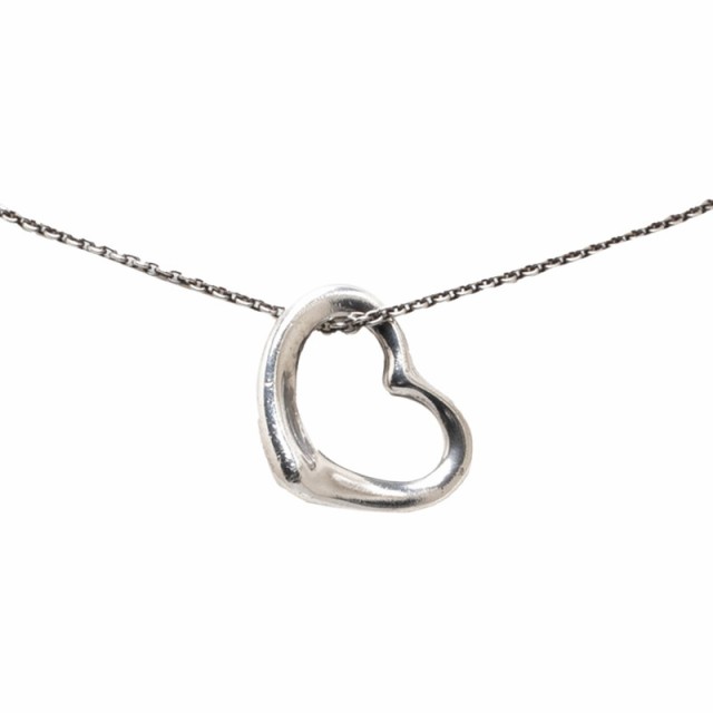 ティファニー オープンハート ネックレス SV925 シルバー レディース TIFFANY&Co. 【中古】の通販は