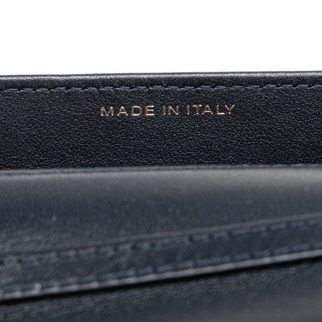シャネル マトラッセ ココマーク 斜め掛け チェーンウォレット ネイビー ラムスキン レディース CHANEL 【中古】_6