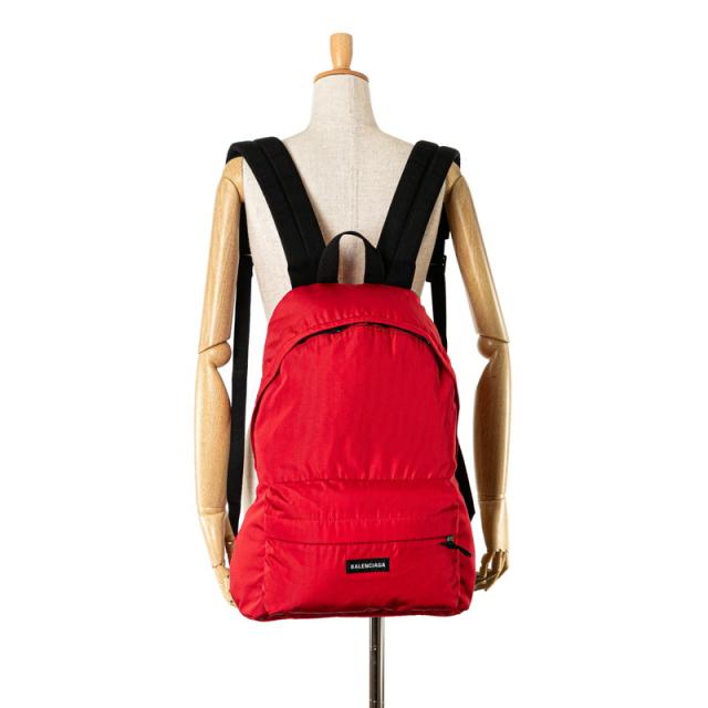 バレンシアガ エクスプローラー リュック バックパック 503221 レッド ナイロン キャンバス メンズ BALENCIAGA 【中古】_6