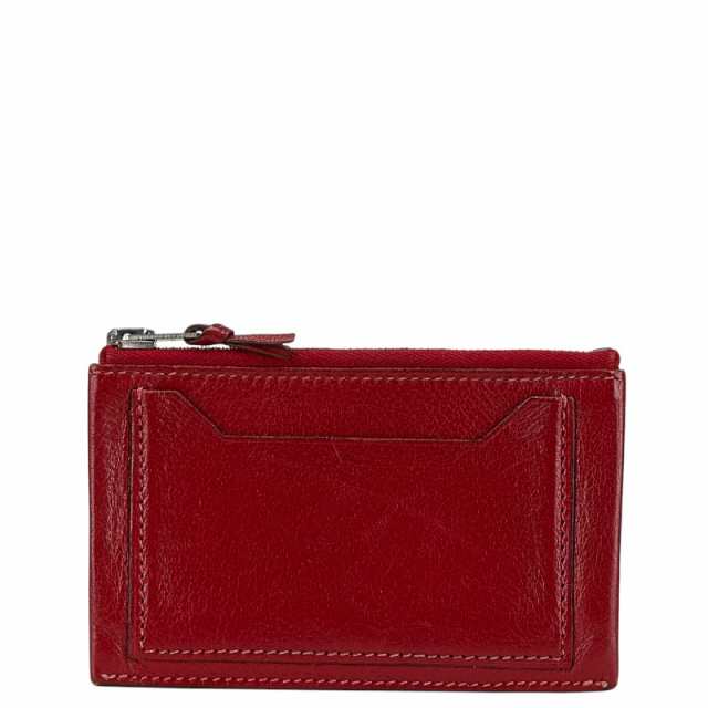 エルメス クラリス PM コインケース 小銭入れ レッド レザー レディース HERMES 【中古】の通販は