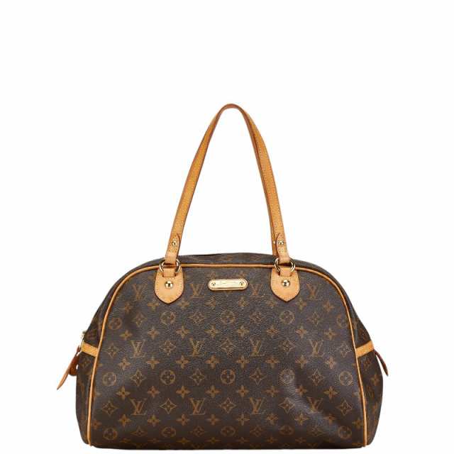 ルイ ヴィトン モノグラム モントグレイユGM ショルダーバッグ トートバッグ M95566 ブラウン PVC レザー LOUIS VUITTON 【中古】の通販は