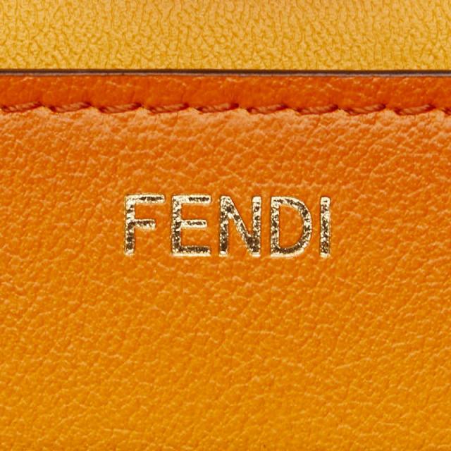 フェンディ ピーカブー アイシーユー ミディアム ハンドバッグ 8BN321 オレンジ レザー レディース FENDI 【中古】_5
