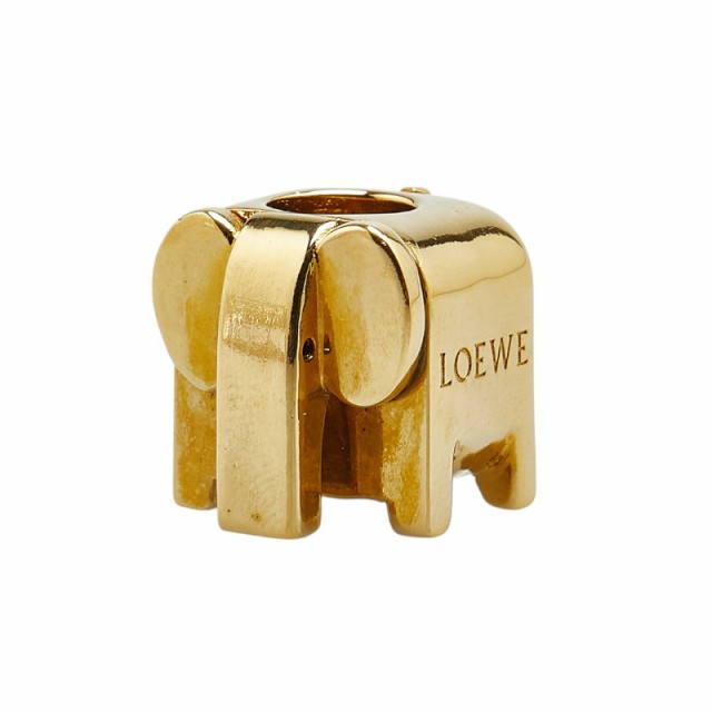 ロエベ エレファント ダイス パーソナライズド チャーム ゴールド メッキ レディース LOEWE 【中古】の通販は