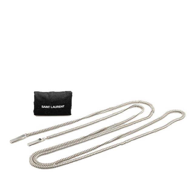 SAINT LAURENT ウォレットチェーン シルバー サンローラン ウォレットチェーン シルバー メタル レディース