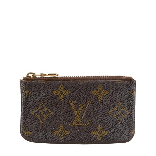 ルイ ヴィトン モノグラム ポシェット クレ コインケース キーケース 小銭入れ M62650 ブラウン PVC レザー LOUIS VUITTON 【中古】の通販は