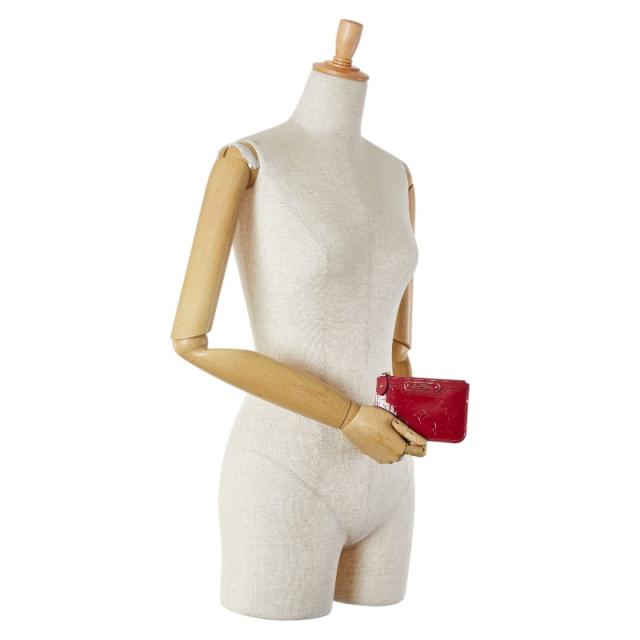 ルイ ヴィトン モノグラム ヴェルニ ポシェット クレ コインケース M91669 ポムダムール レッド パテントレザー LOUIS VUITTON 【中古】の通販は ルイ ヴィトン モノグラム ヴェルニ ポシェット クレ コインケース M91669 ポムダムール レッド パテントレザー LOUIS VUITTON 【中古】の通販は