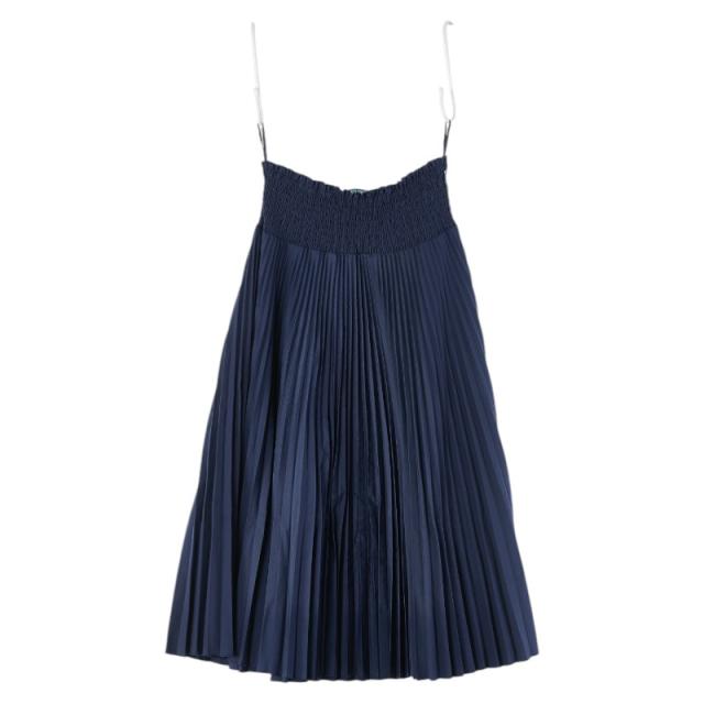 プラダ スカート サイズ：38 ブルー コットン レディース PRADA 【中古】の通販は