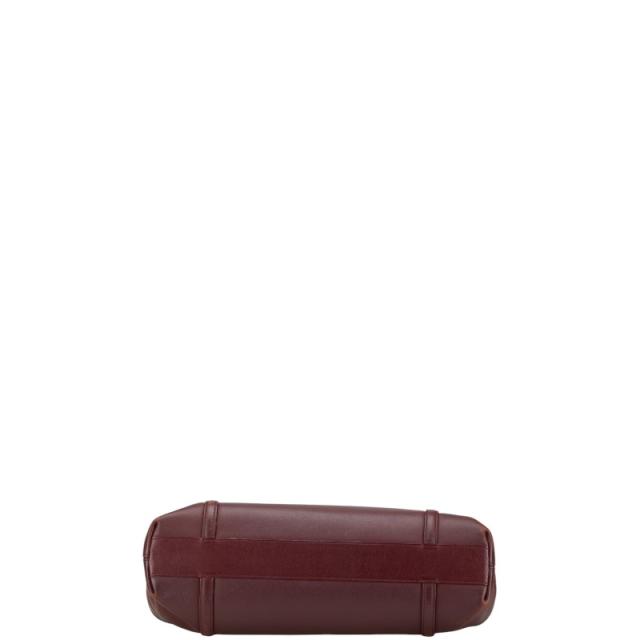 カルティエ トートバッグ ショルダーバッグ ボルドー ワインレッド レザー レディース CARTIER 【中古】の通販は