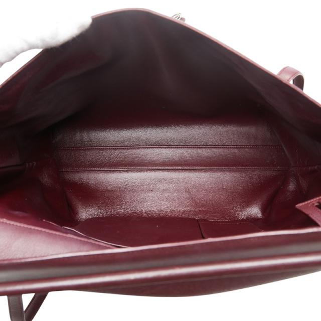 カルティエ トートバッグ ショルダーバッグ ボルドー ワインレッド レザー レディース CARTIER 【中古】の通販は