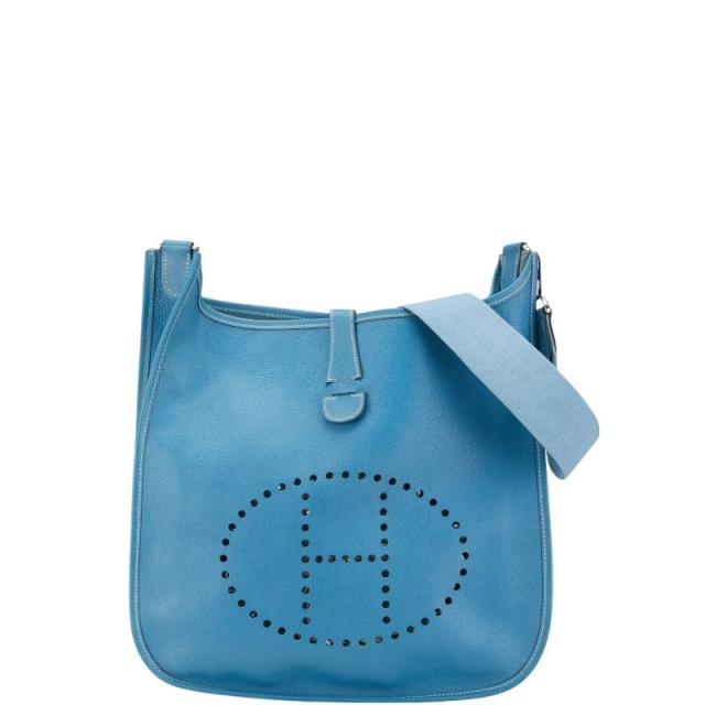 エルメス エヴリンGM ショルダーバッグ ブルージーン クシュベル レディース HERMES 【中古】の通販は