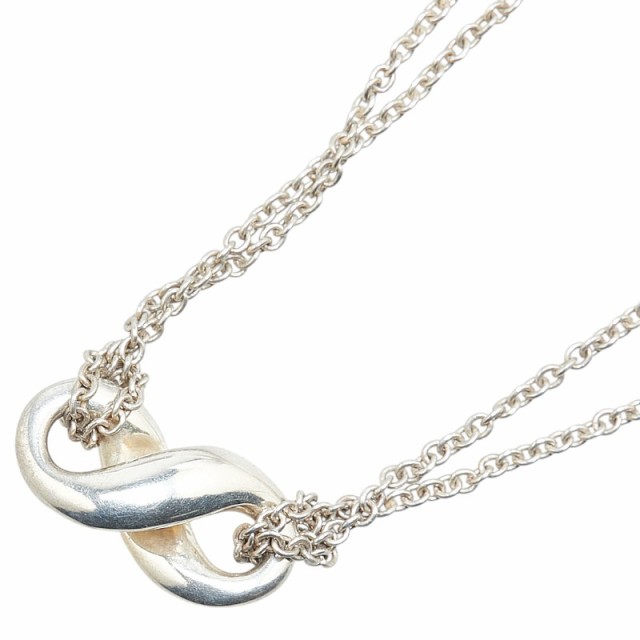 ティファニー インフィニティ ダブル ネックレス シルバー SV925 シルバー レディース TIFFANY&Co. 【中古】の通販は
