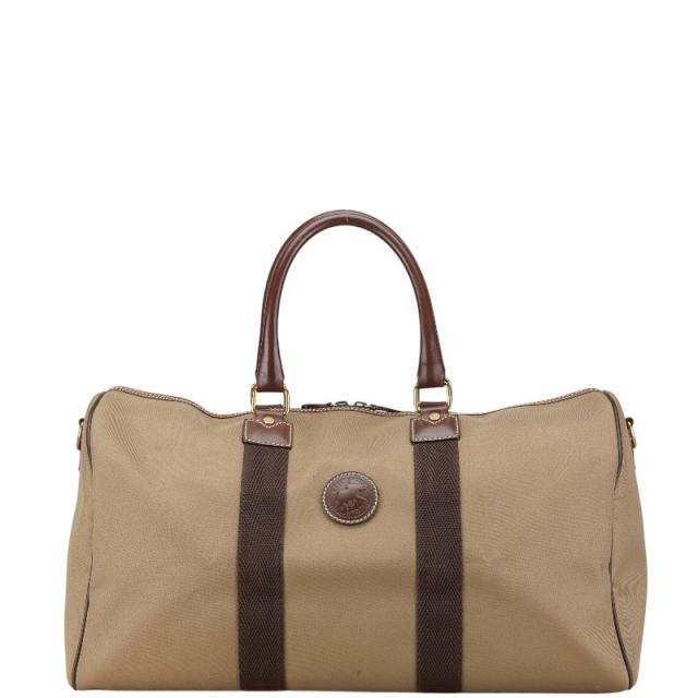 ハンティングワールド ボストンバッグ トラベルバッグ ロゴ ブラック