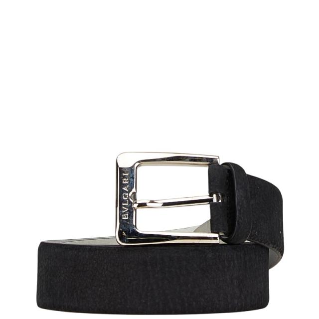 ブルガリ エリプス クラシック ラウンドスクエアバックル ベルト 70/28 ブラック レザー メンズ BVLGARI 【中古】の通販は 26,800円