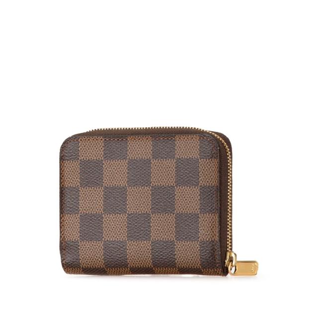 ルイ ヴィトン ダミエ ジッピー コイン パース コインケース 小銭入れ N63070 ブラウン PVC レディース LOUIS VUITTON 【中古】_1