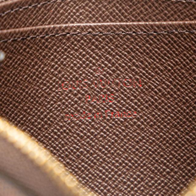 ルイ ヴィトン ダミエ ジッピー コイン パース コインケース 小銭入れ N63070 ブラウン PVC レディース LOUIS VUITTON 【中古】_4